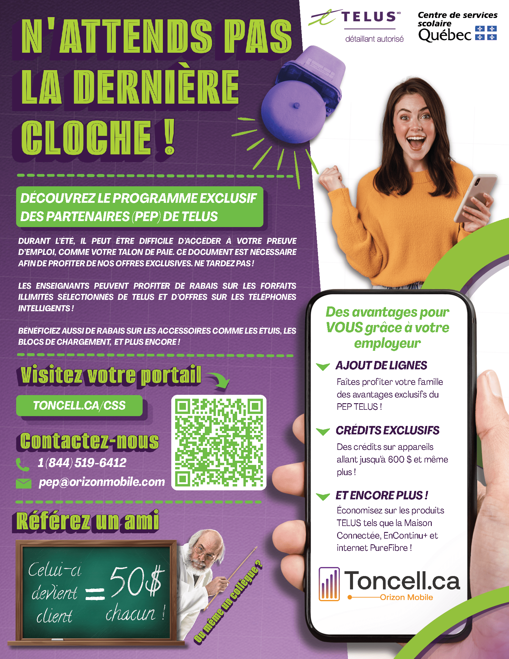 PEP enseignants 2026_Toncell