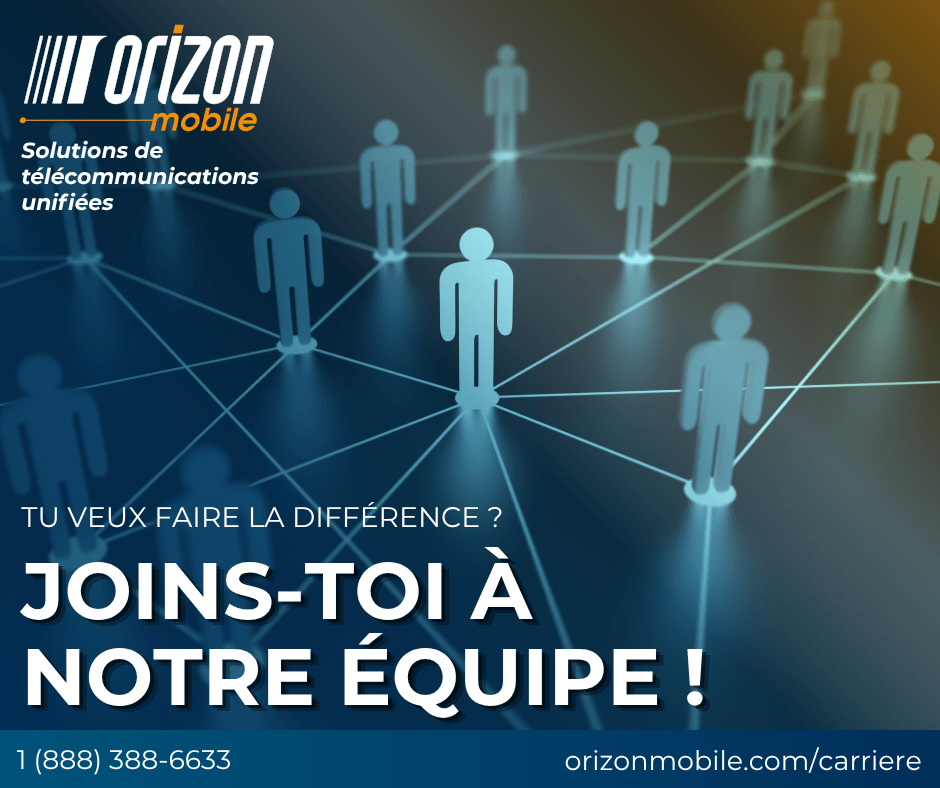 Embauche 2026 Orizon Mobile embauche!